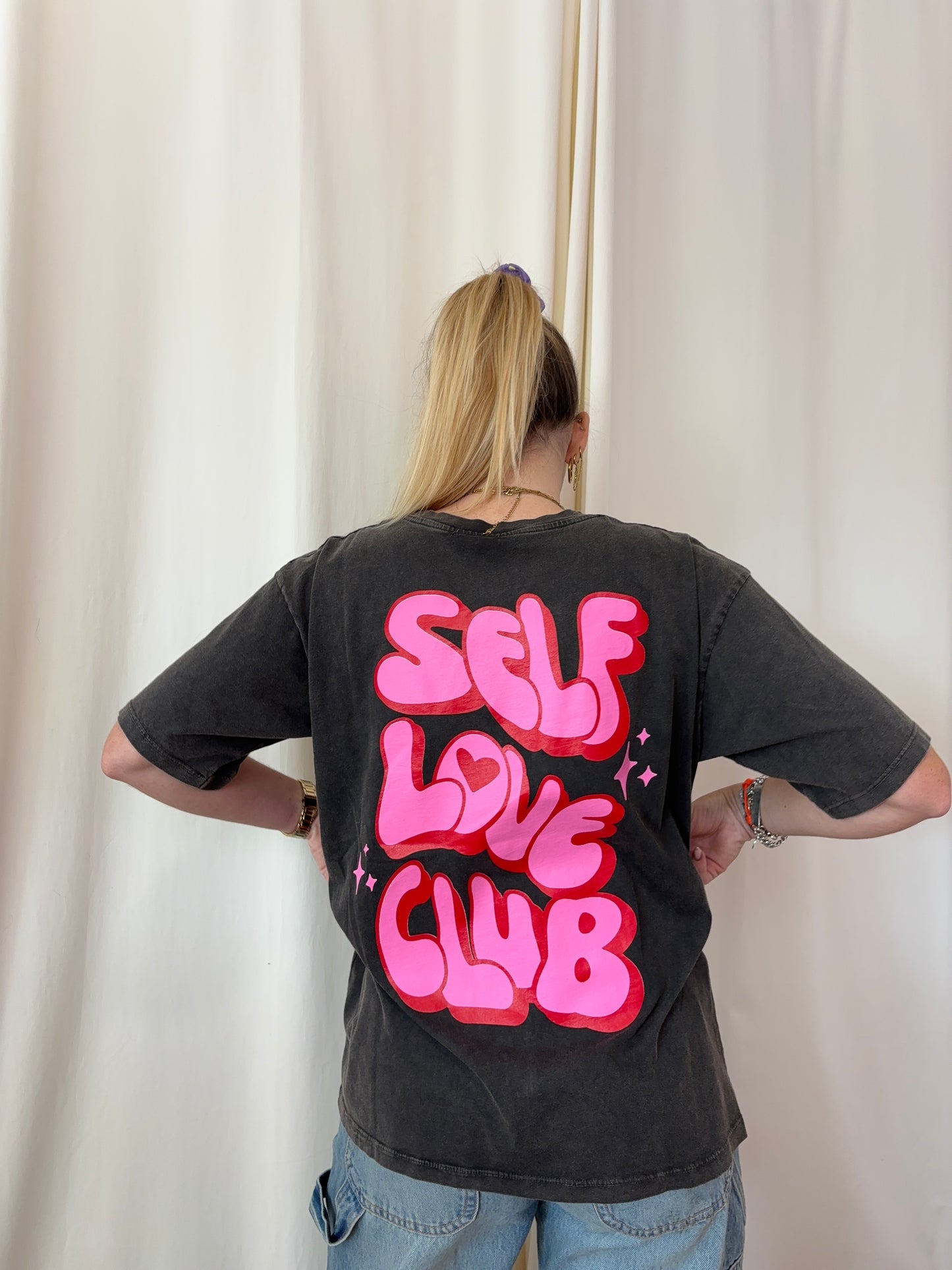 T-shirt SELF LOVE Noir