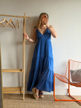 Robe LOUISA Bleu électrique