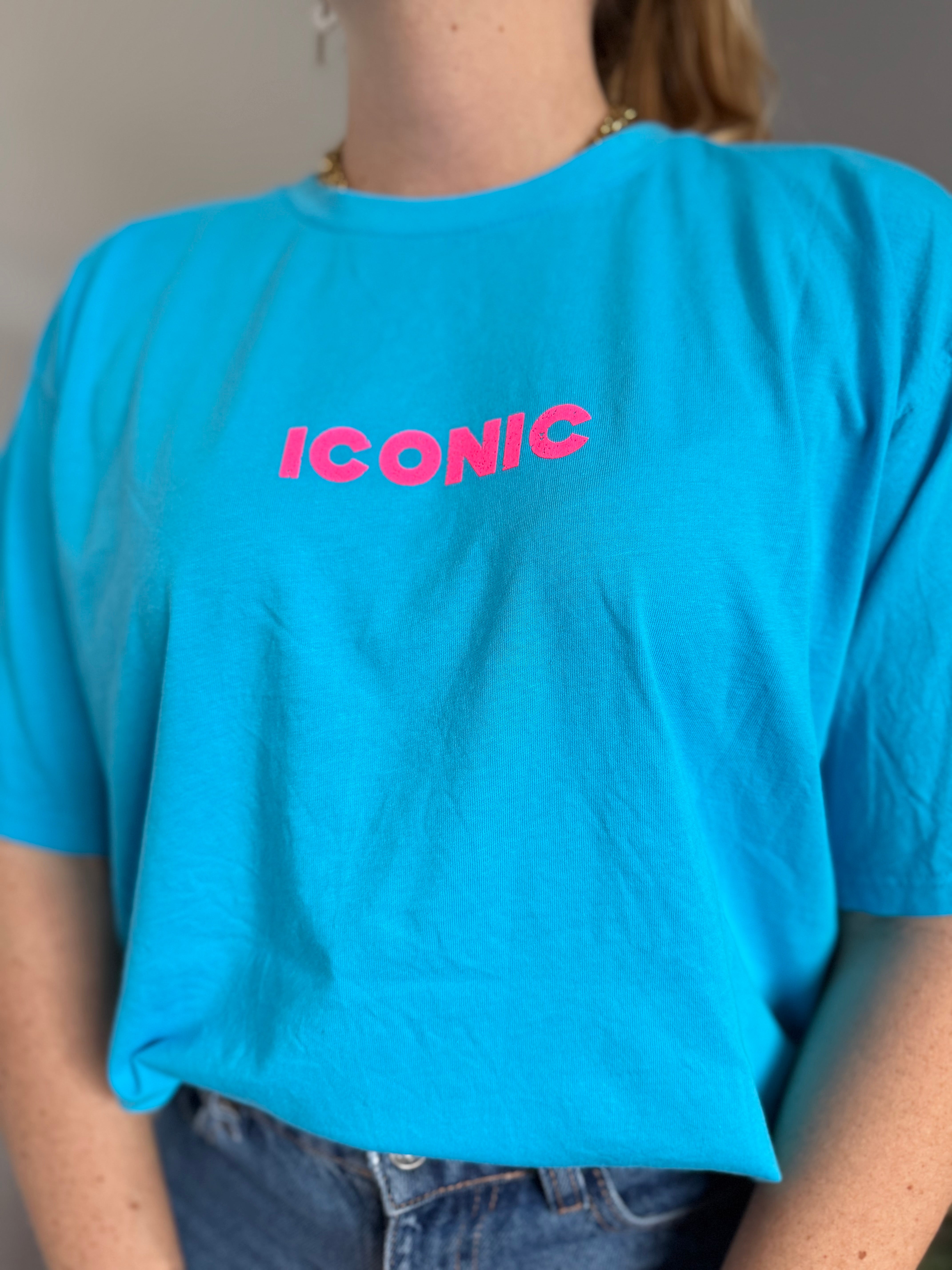 T-shirt ICONIC Aqua