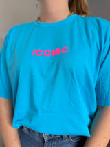 T-shirt ICONIC Aqua