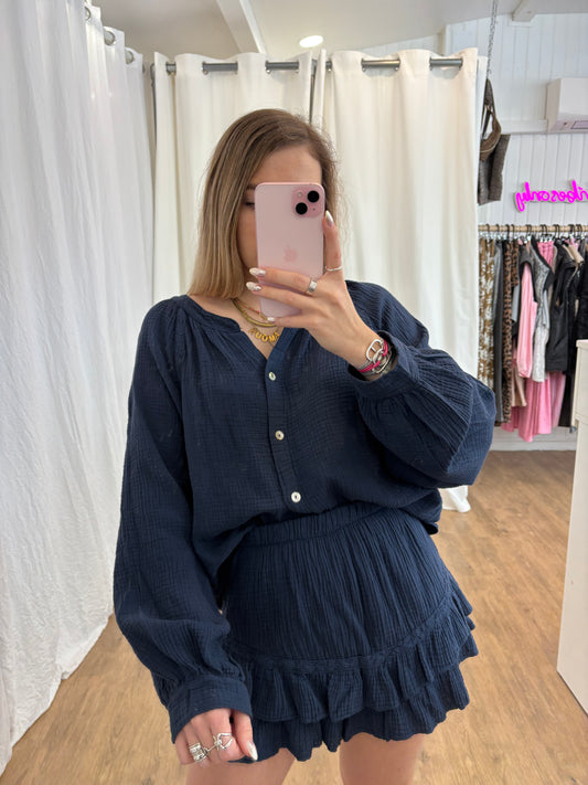 Blouse LYA Bleu marine