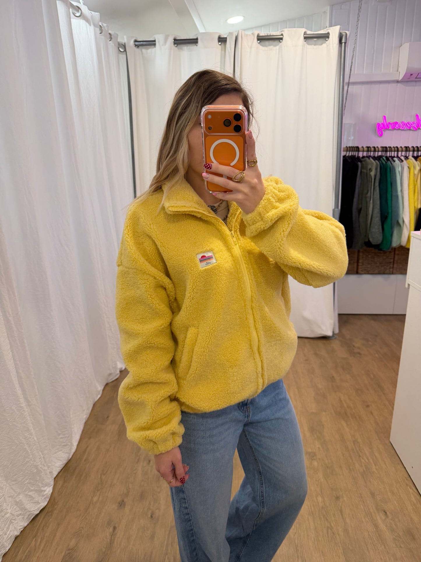 Veste polaire AVA Jaune