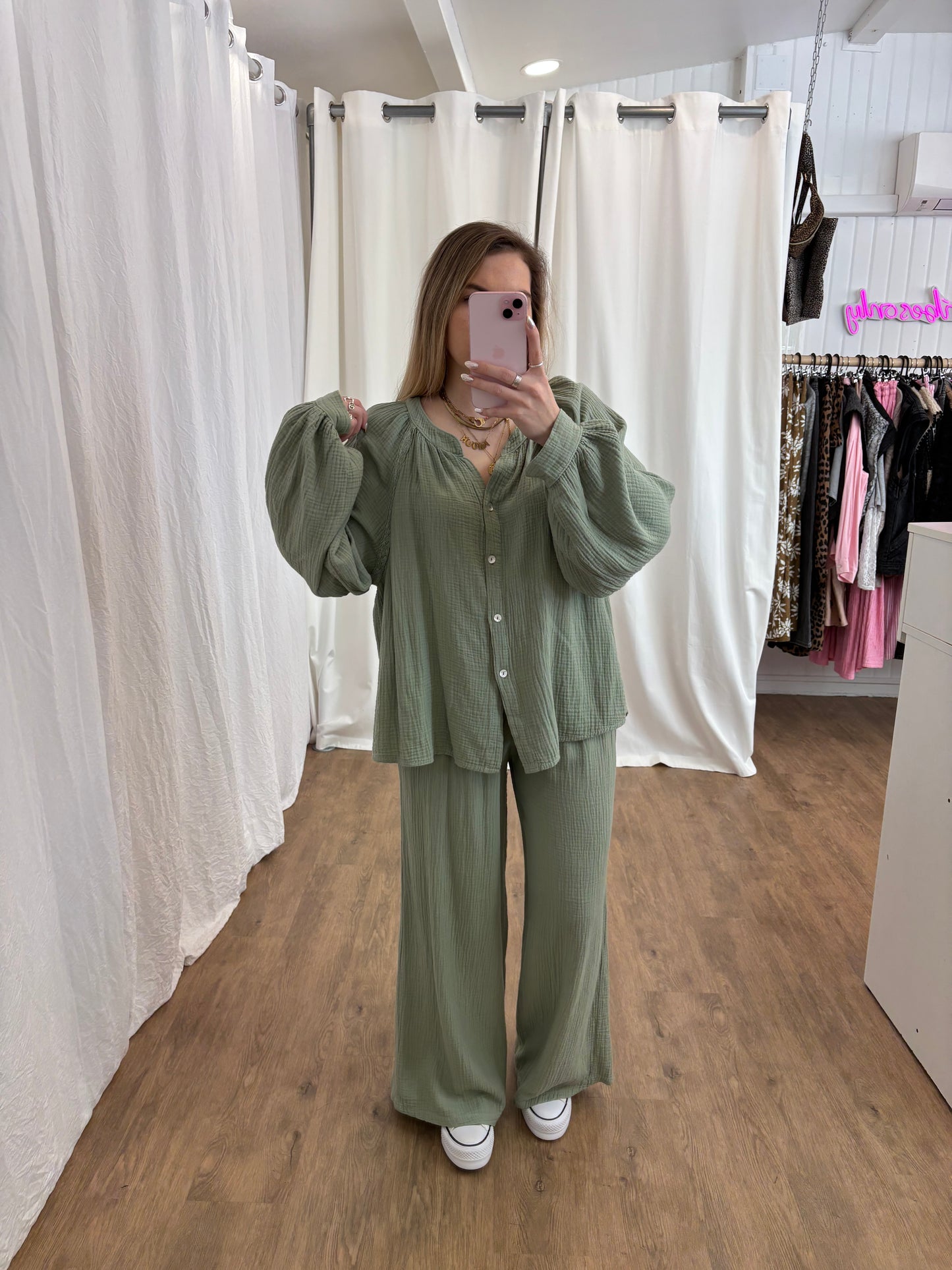 Blouse LYA Kaki clair