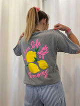 T-shirt LEMONS Gris