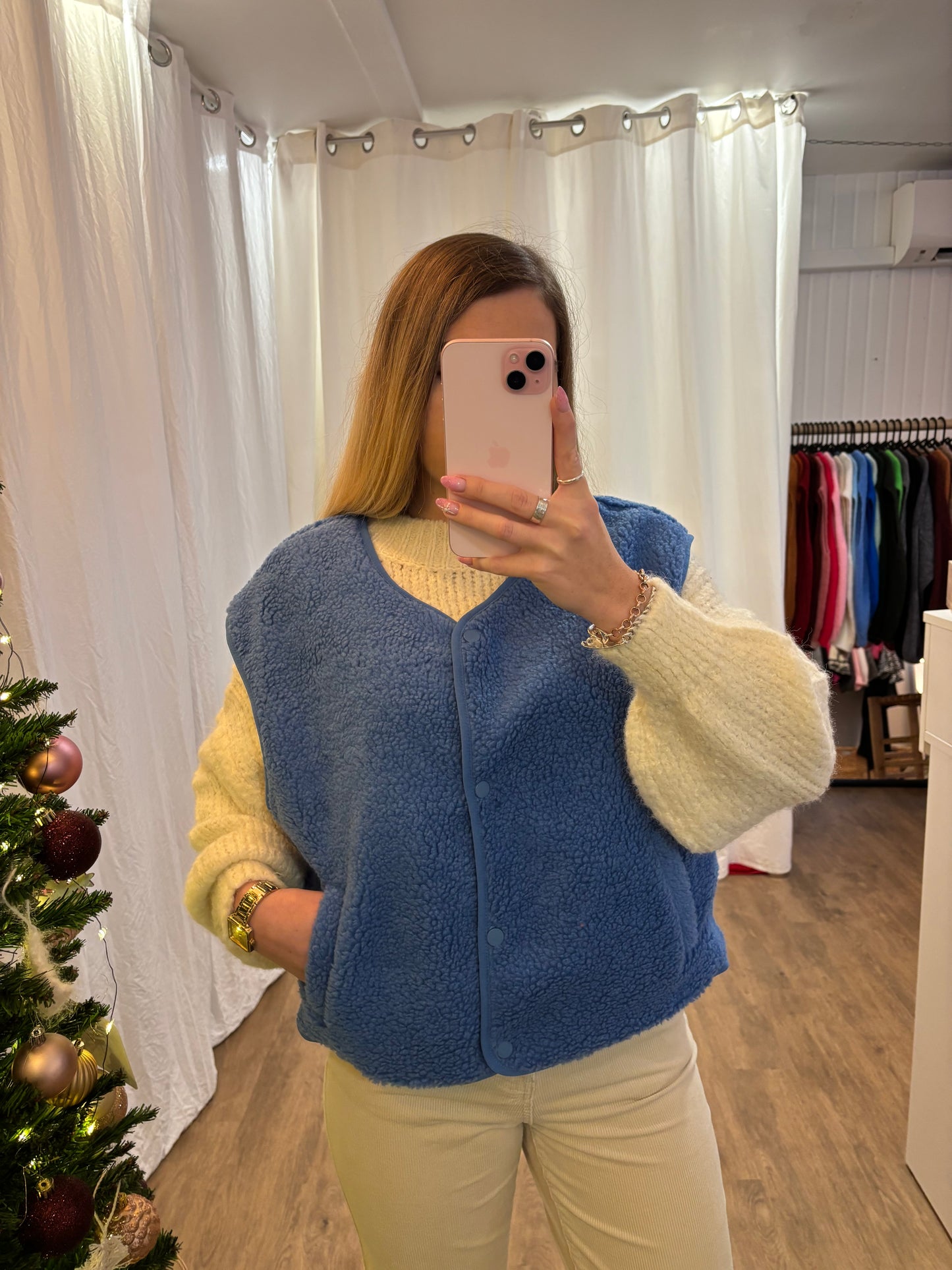 Veste sans manches ABY Bleu