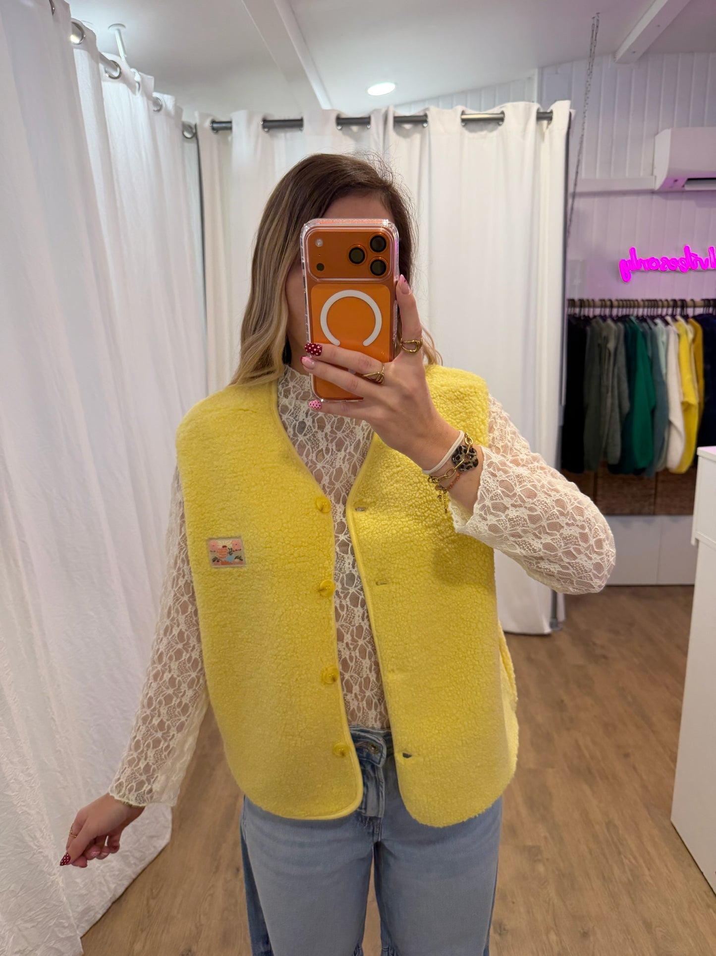 Gilet sans manches NINA Jaune