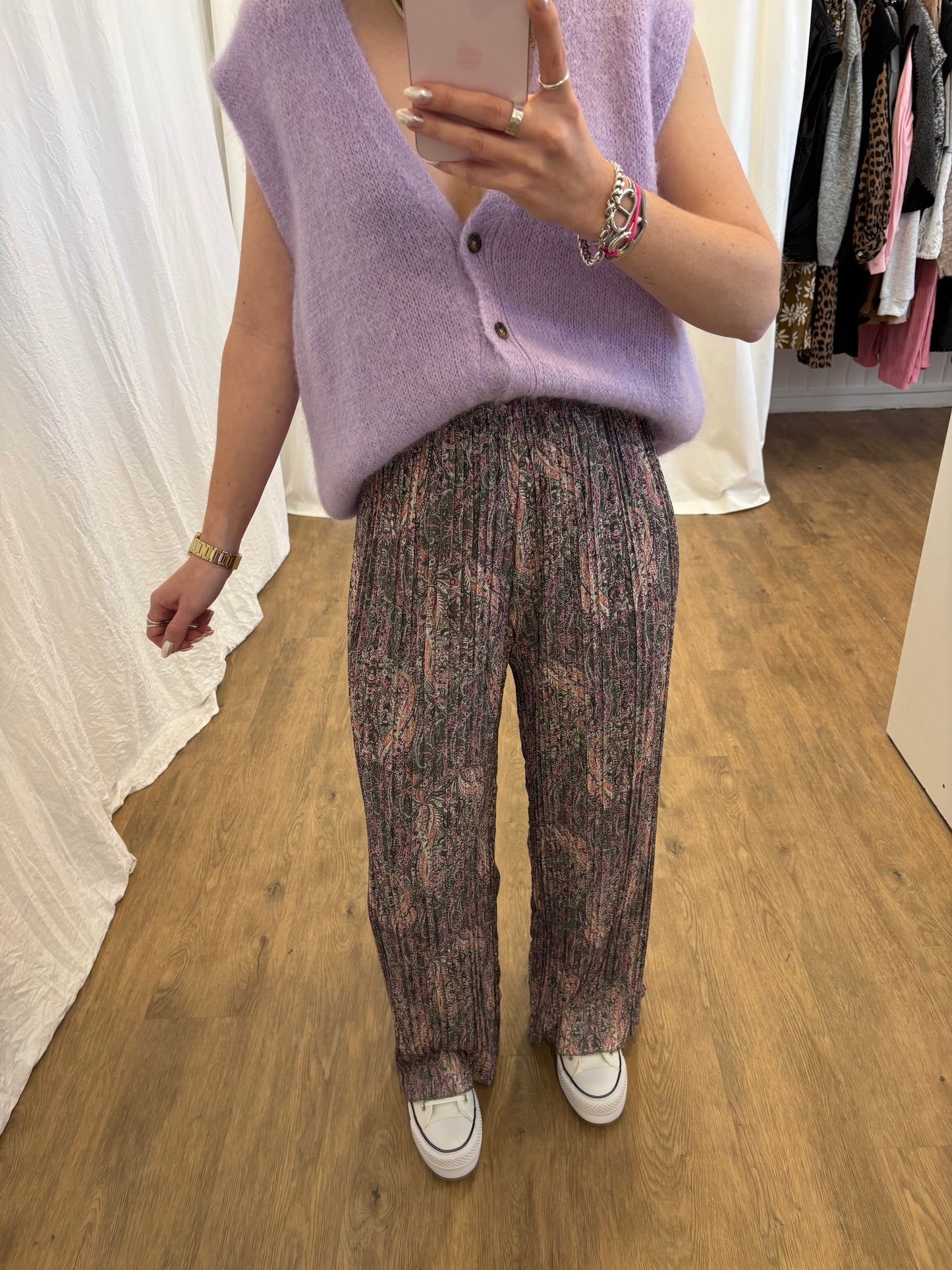 9 - Pantalon plissé BILI Kaki