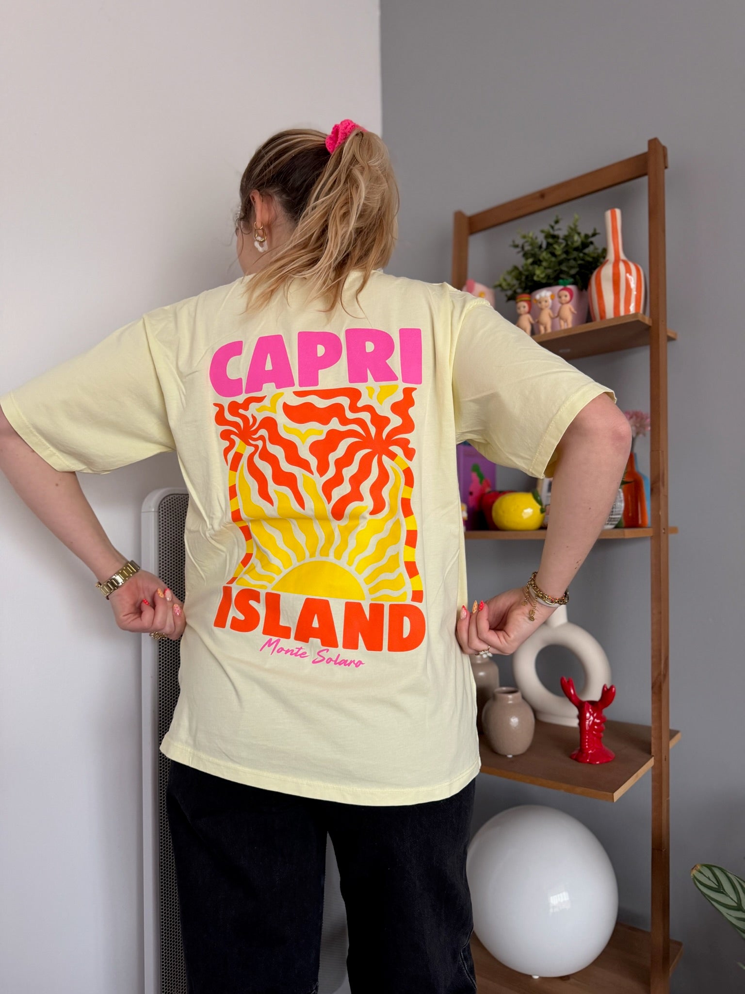 T-shirt CAPRI ISLAND Jaune