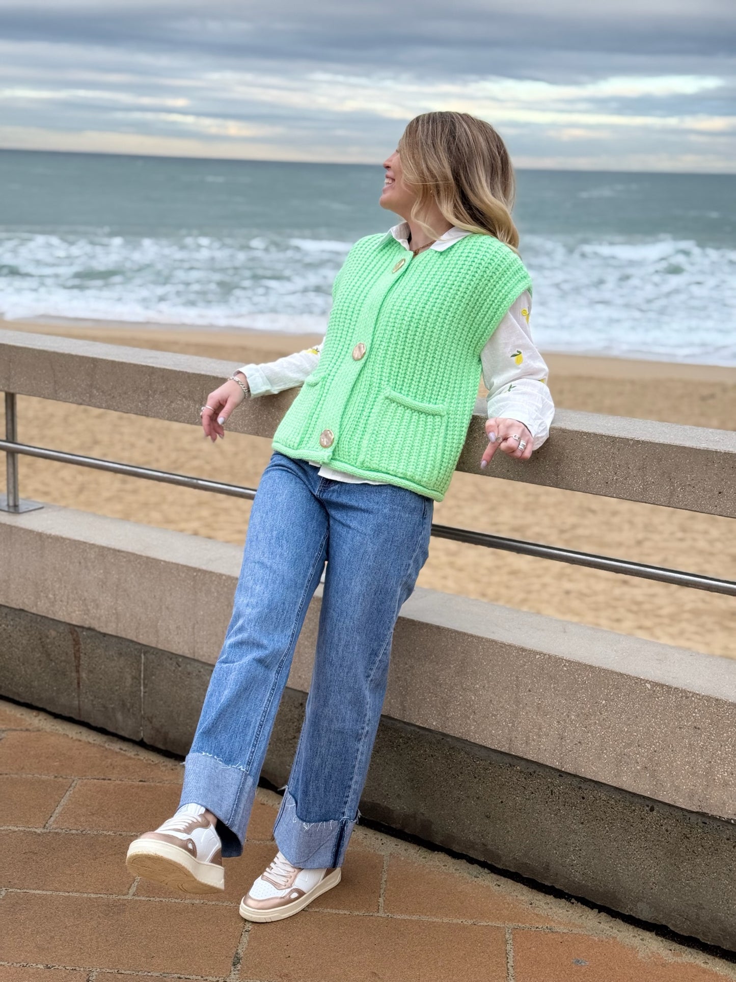 Gilet sans manches GINETTE Vert