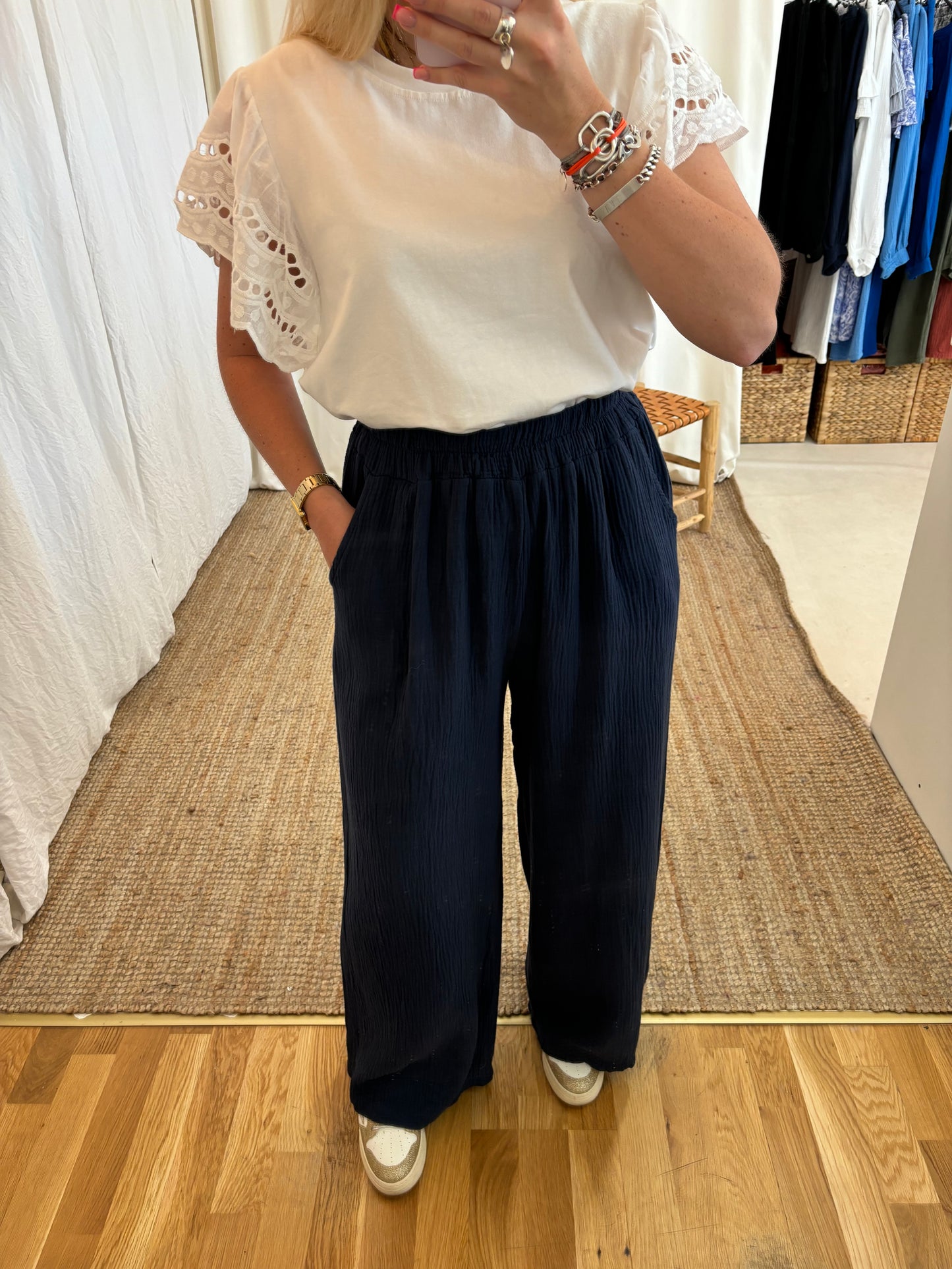 Pantalon LYA Bleu marine