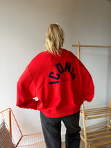 Sweat ICONIC CLUB Rouge