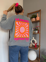 Sweat SOLEIL Gris (NEW FLUO)