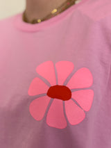 T-shirt MADE FOR MORE Rose ••
