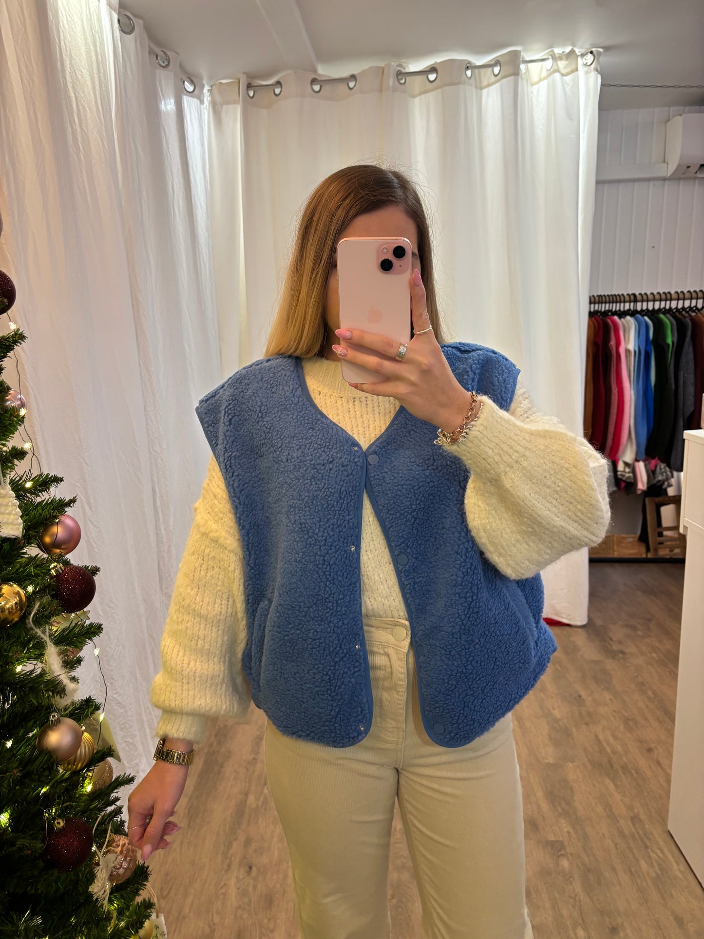 Veste sans manches ABY Bleu