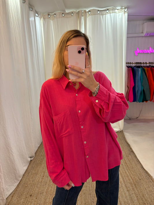 Chemise GABRIELA Framboise