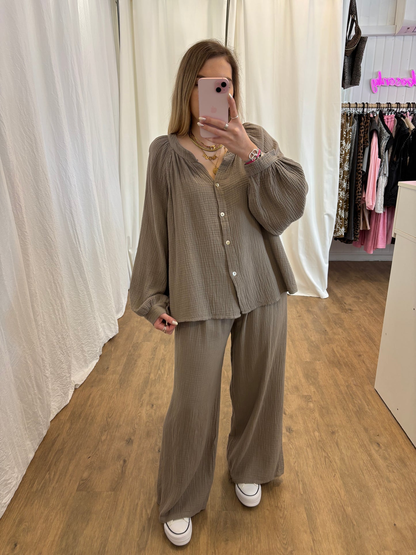 Pantalon LYA Taupe