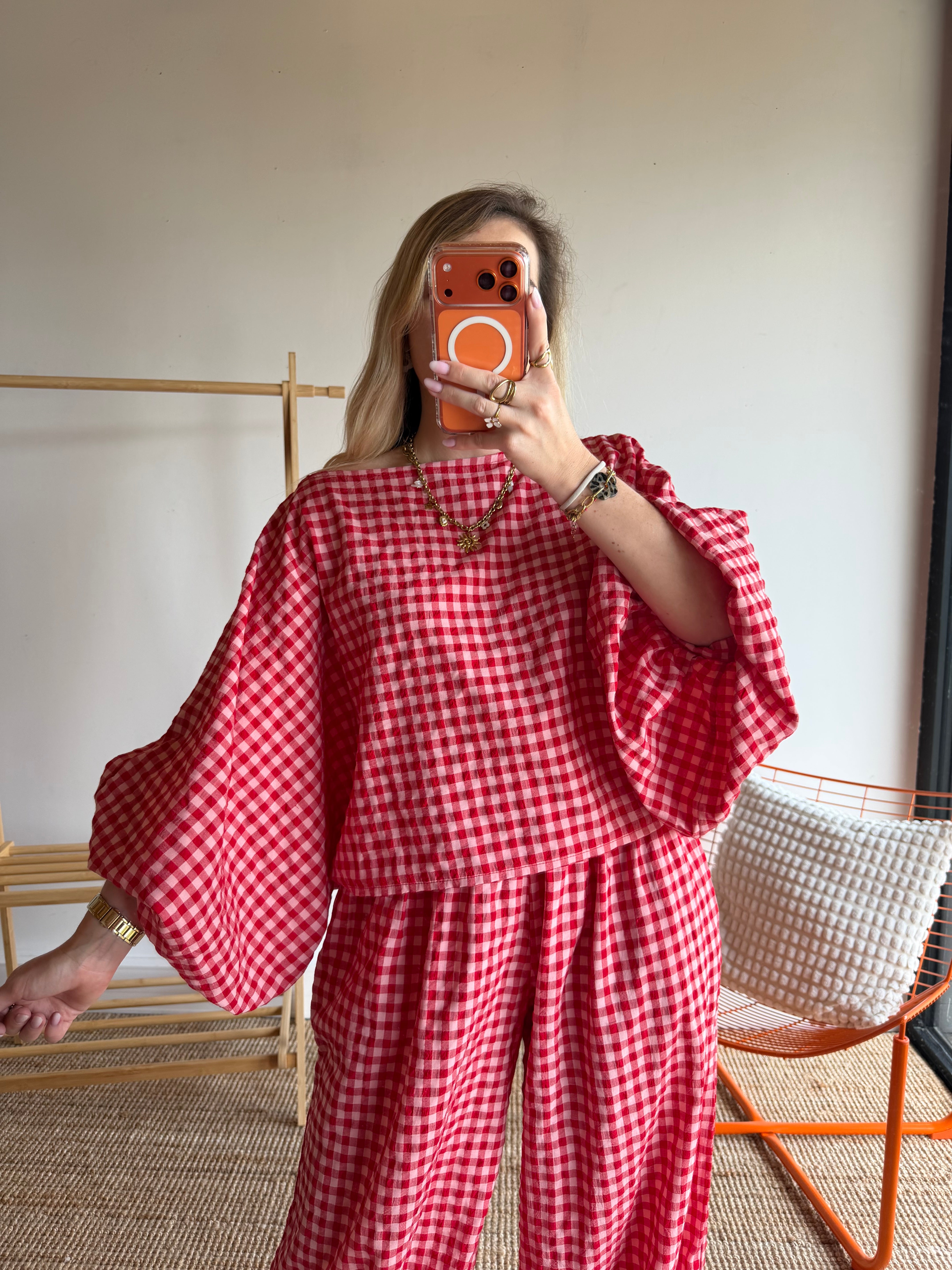 Blouse DIANE Rouge