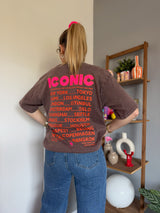 T-shirt ICONIC Marron
