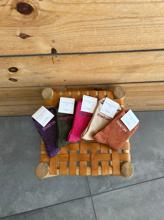 Chaussettes CHATON montantes