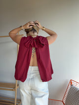 Top CARLA Rouge Bordeaux