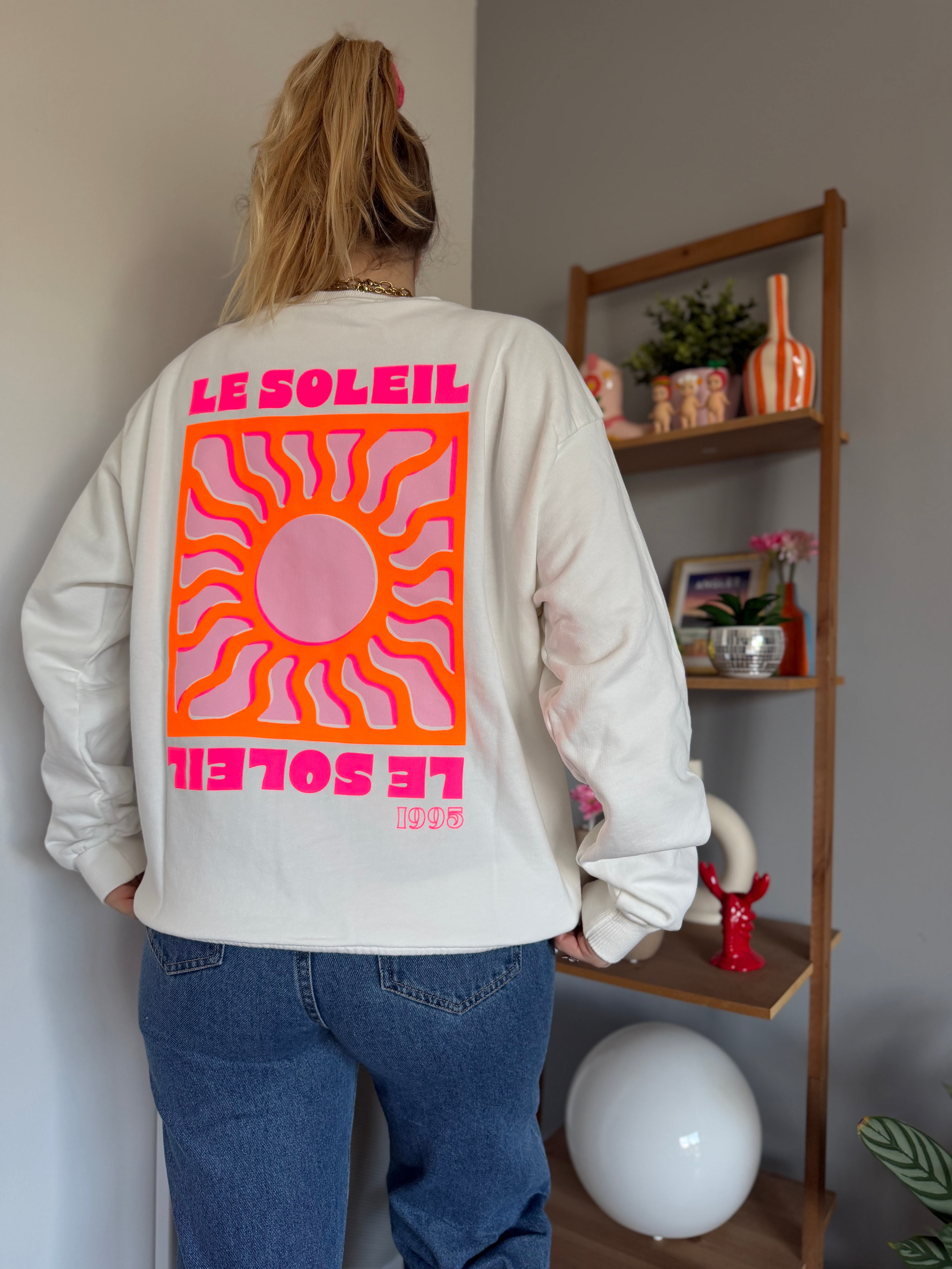 Sweat SOLEIL Blanc (NEW FLUO)