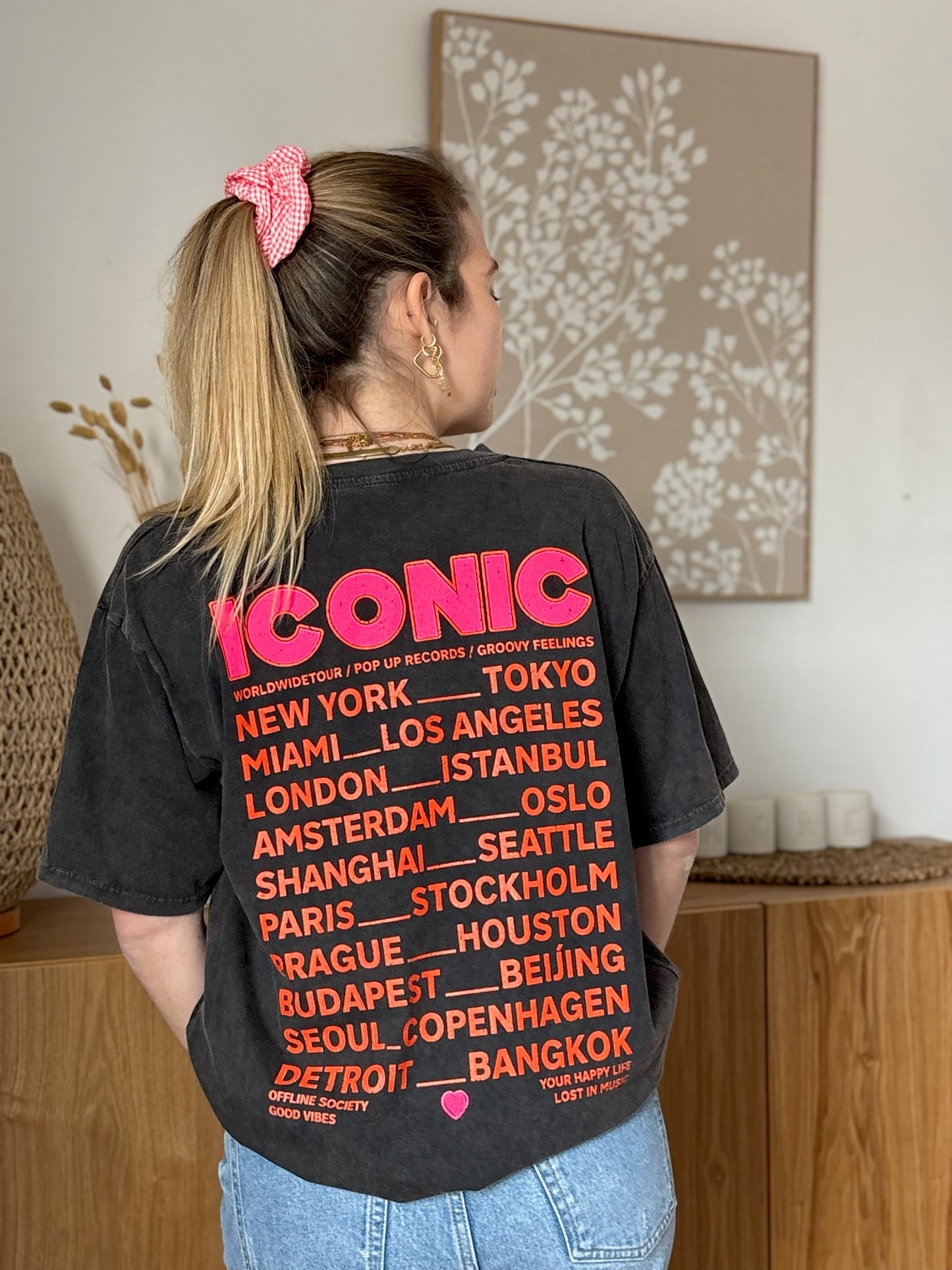 T-shirt ICONIC Noir