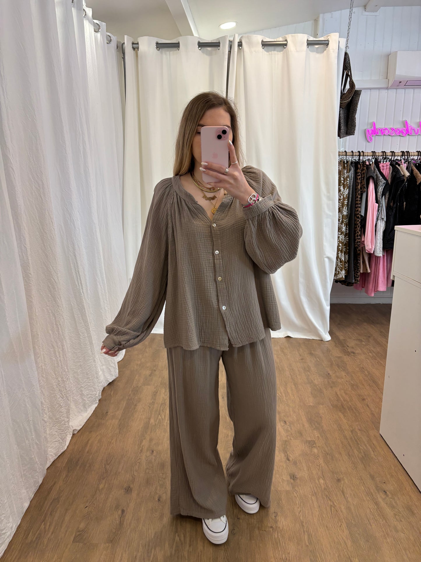 Pantalon LYA Taupe