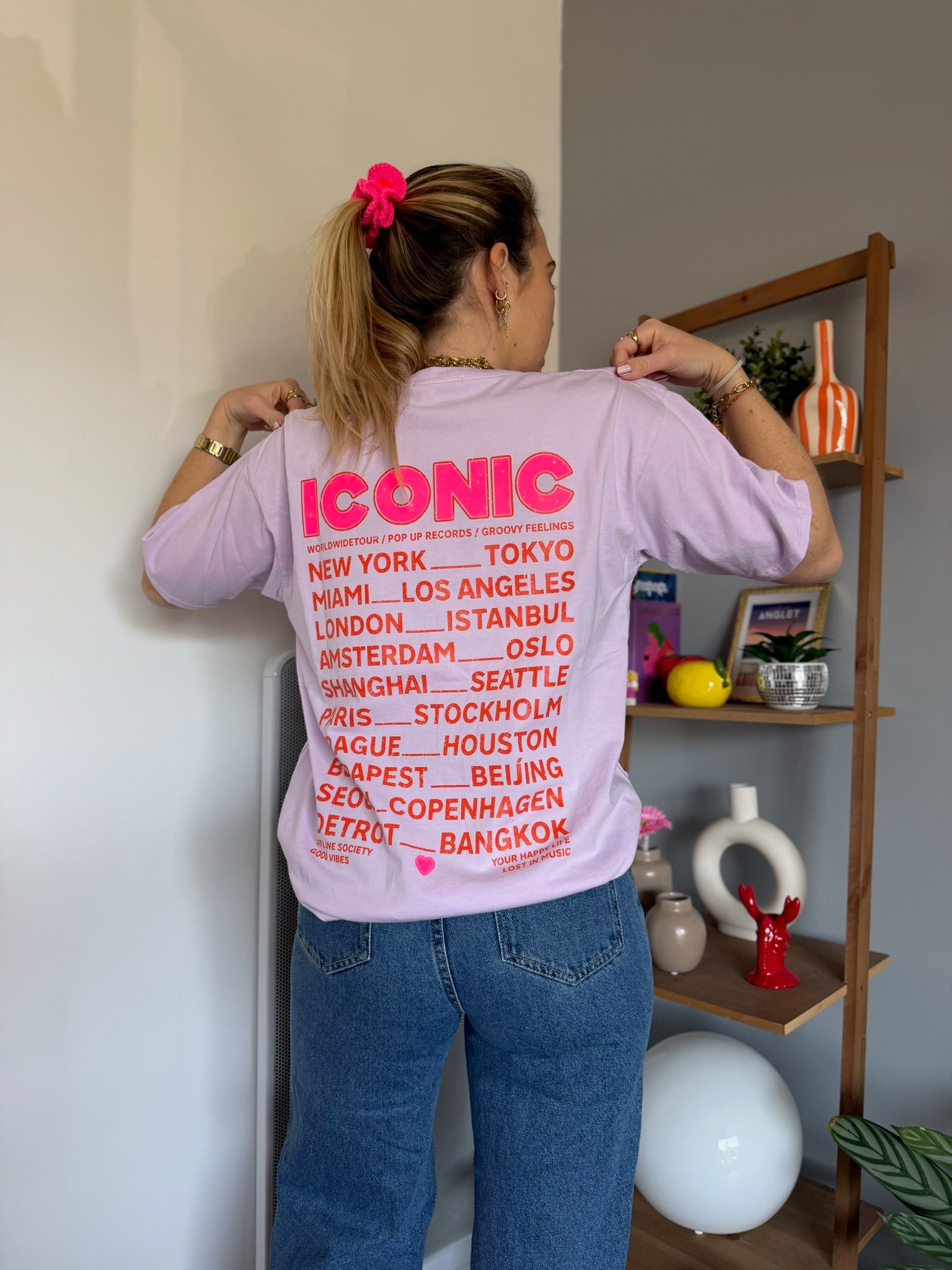 T-shirt ICONIC Lilas