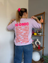 T-shirt ICONIC Lilas