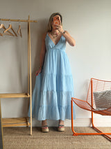 Robe LOUISA Bleu ciel