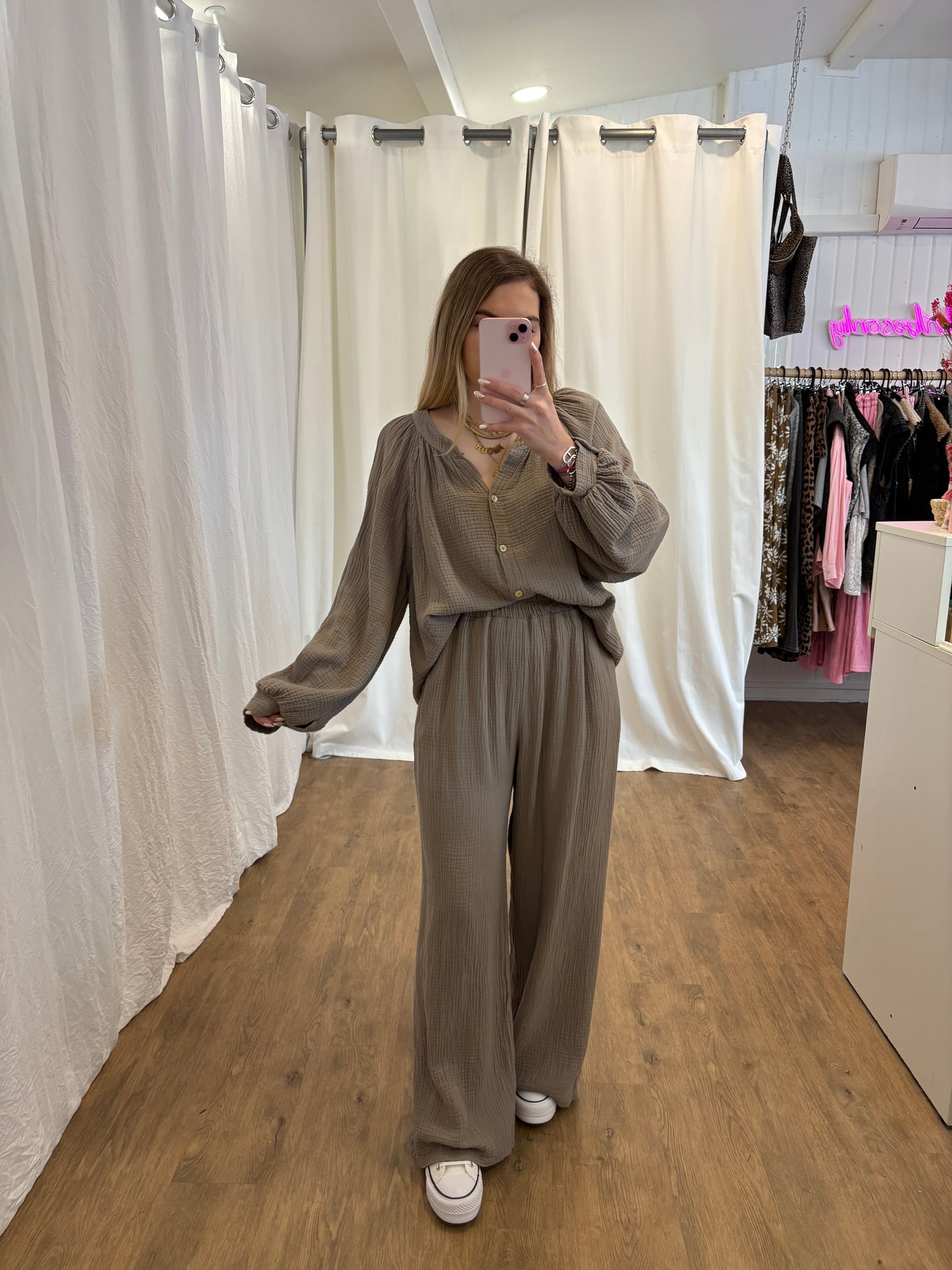 Pantalon LYA Taupe