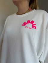Sweat ICONIC Blanc + Multicolore