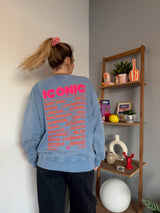 Sweat ICONIC Bleu