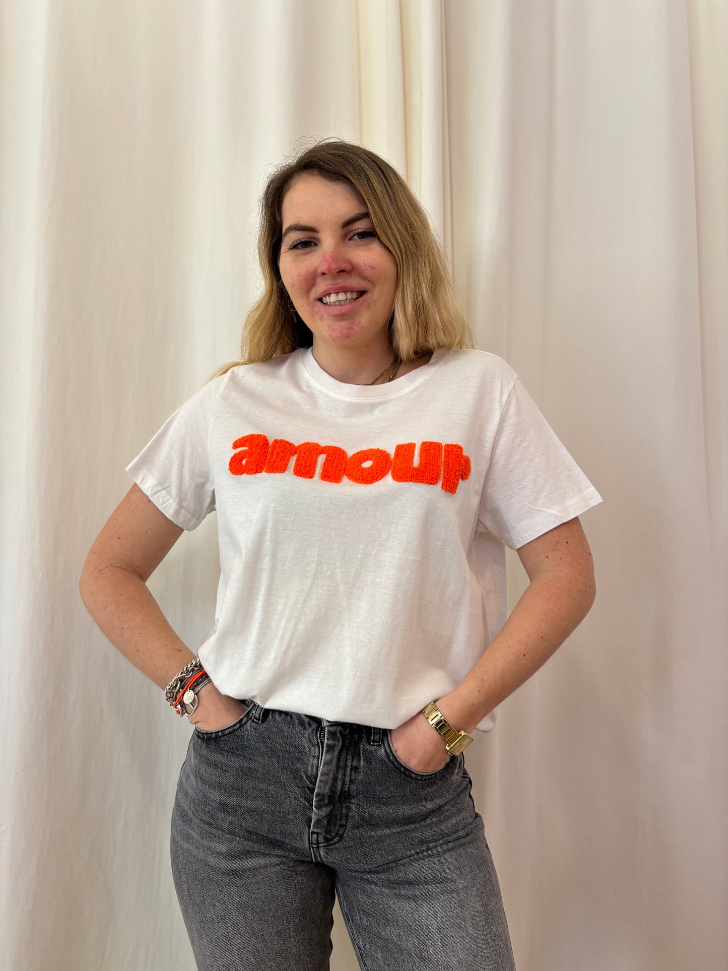 T-shirt AMOUR Orange