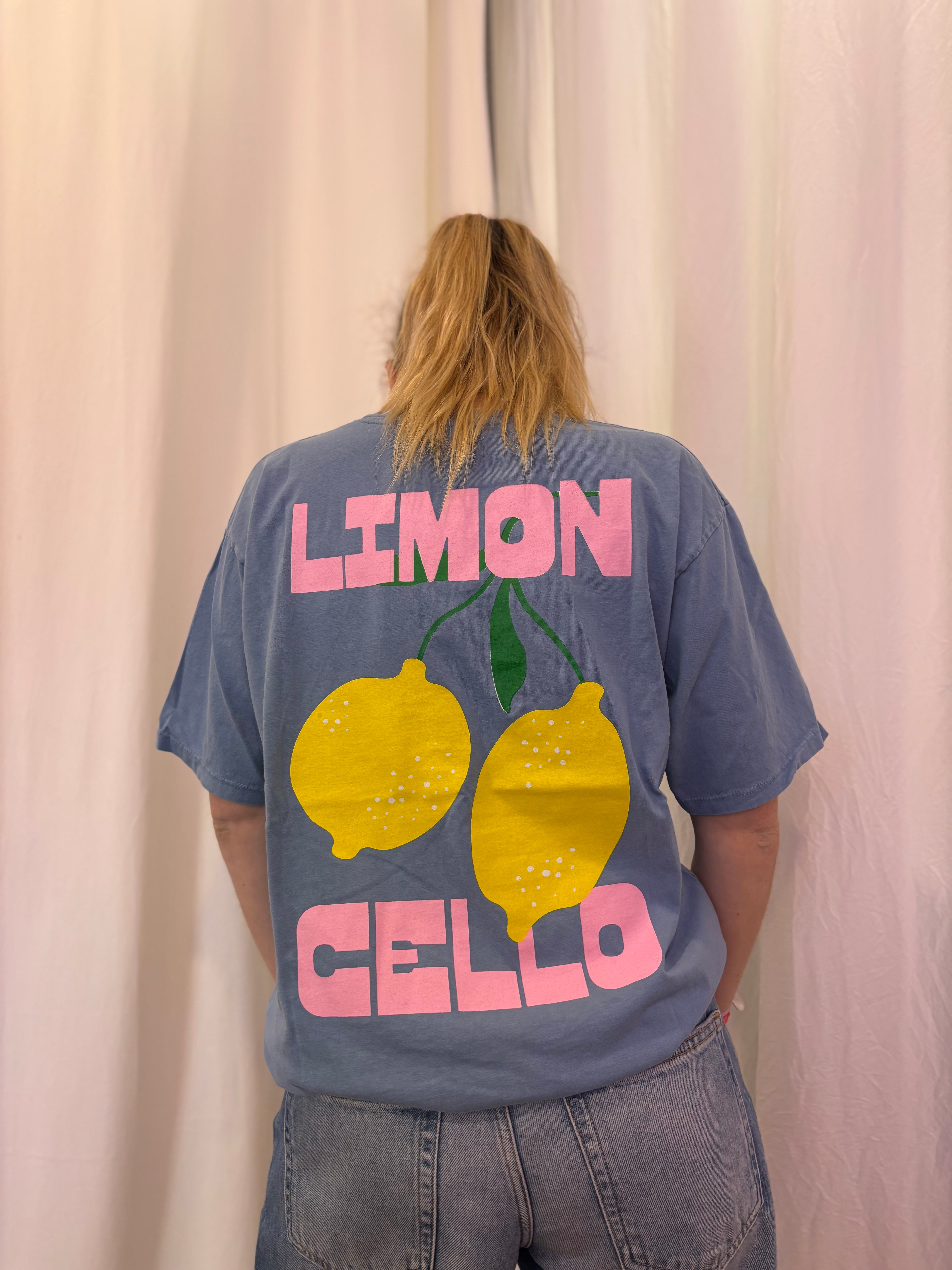 T-shirt LIMON Bleu •