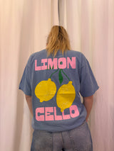 T-shirt LIMON Bleu •