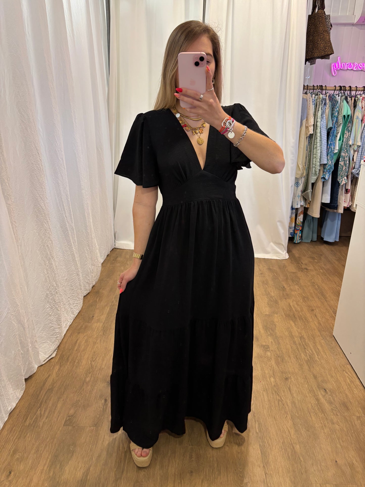 Robe longue EMMA Noir