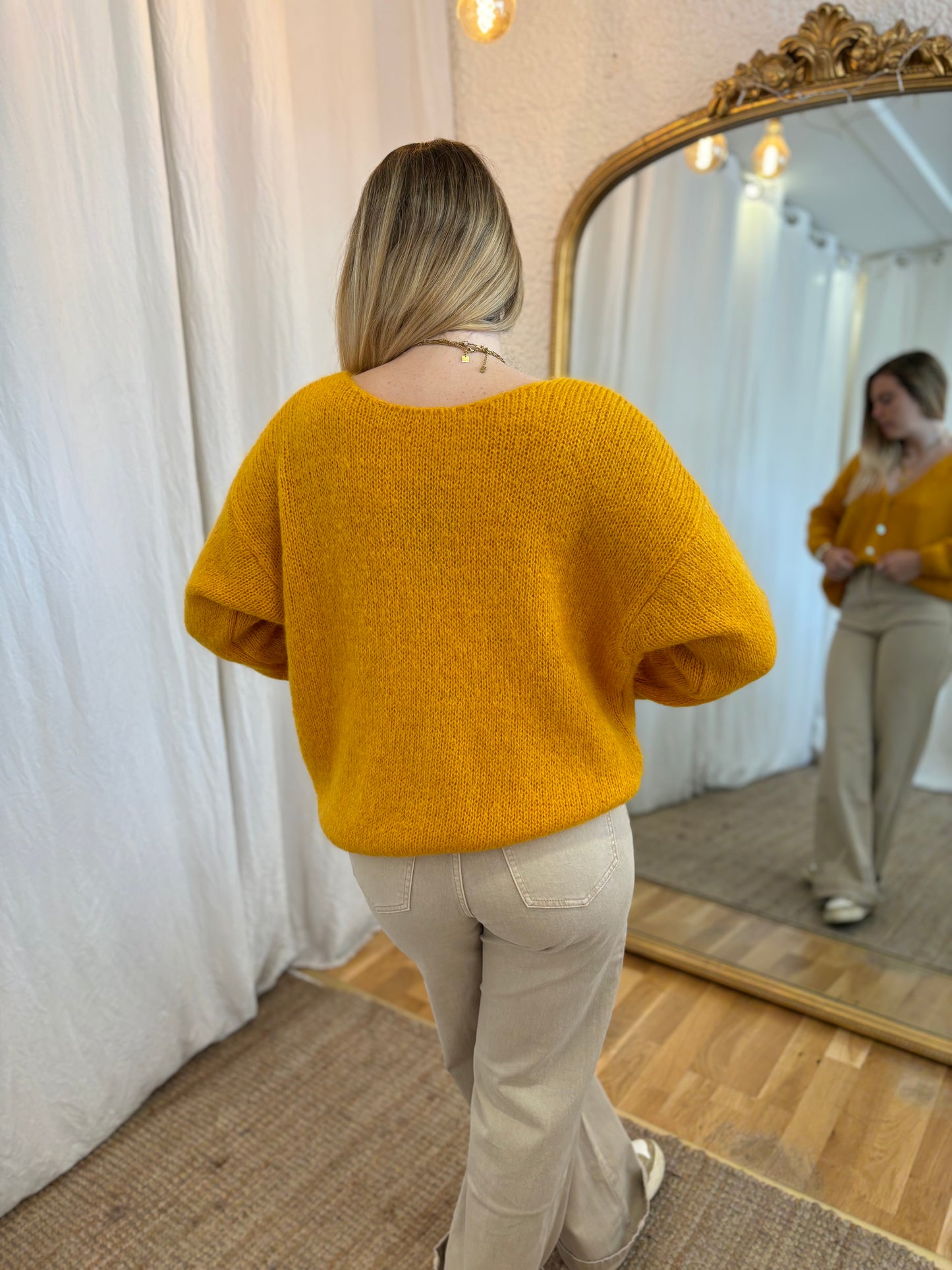 43 - Gilet LOU - Moutarde 🧡l