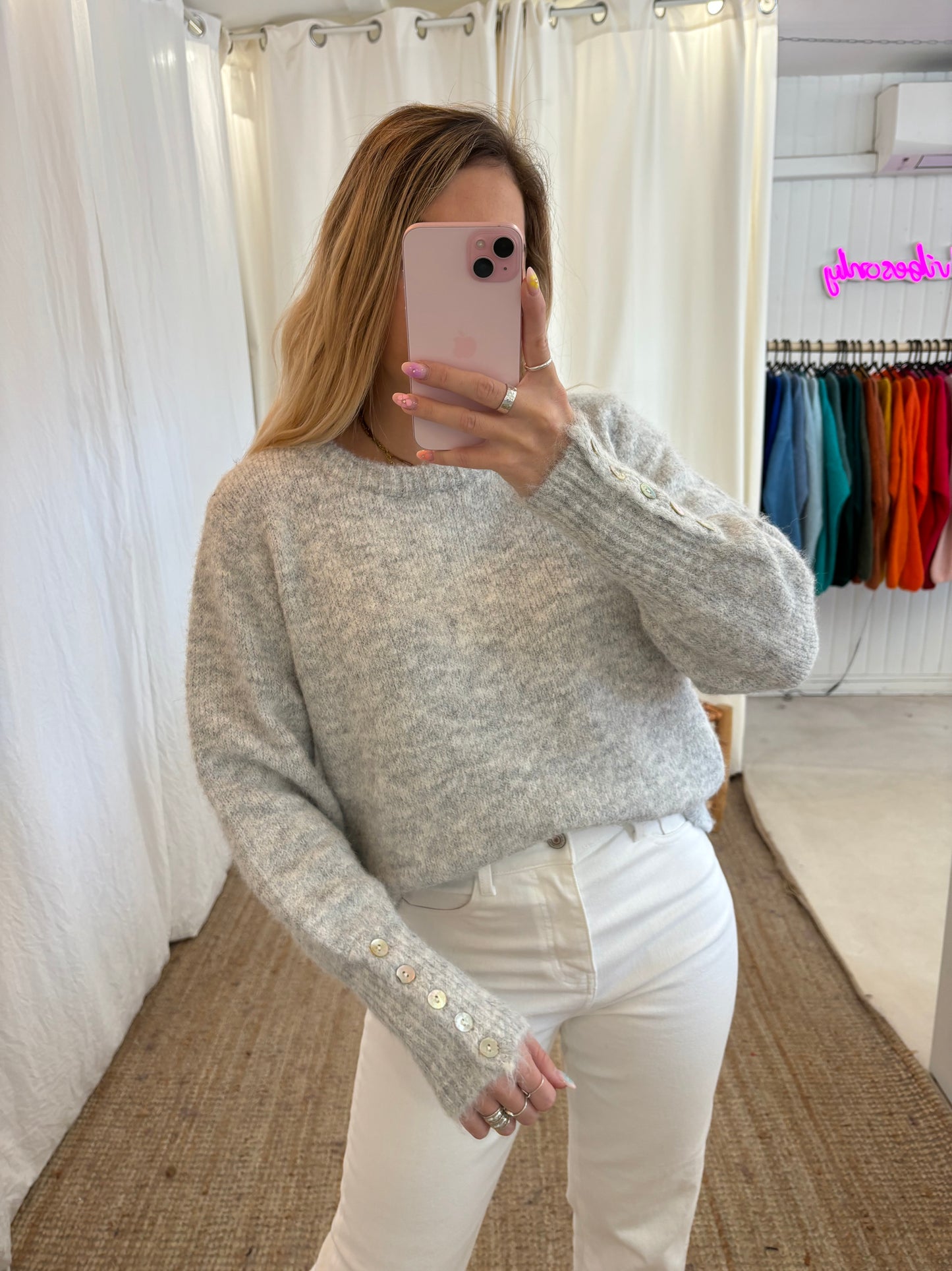 Pull CLAUDIA Gris clair