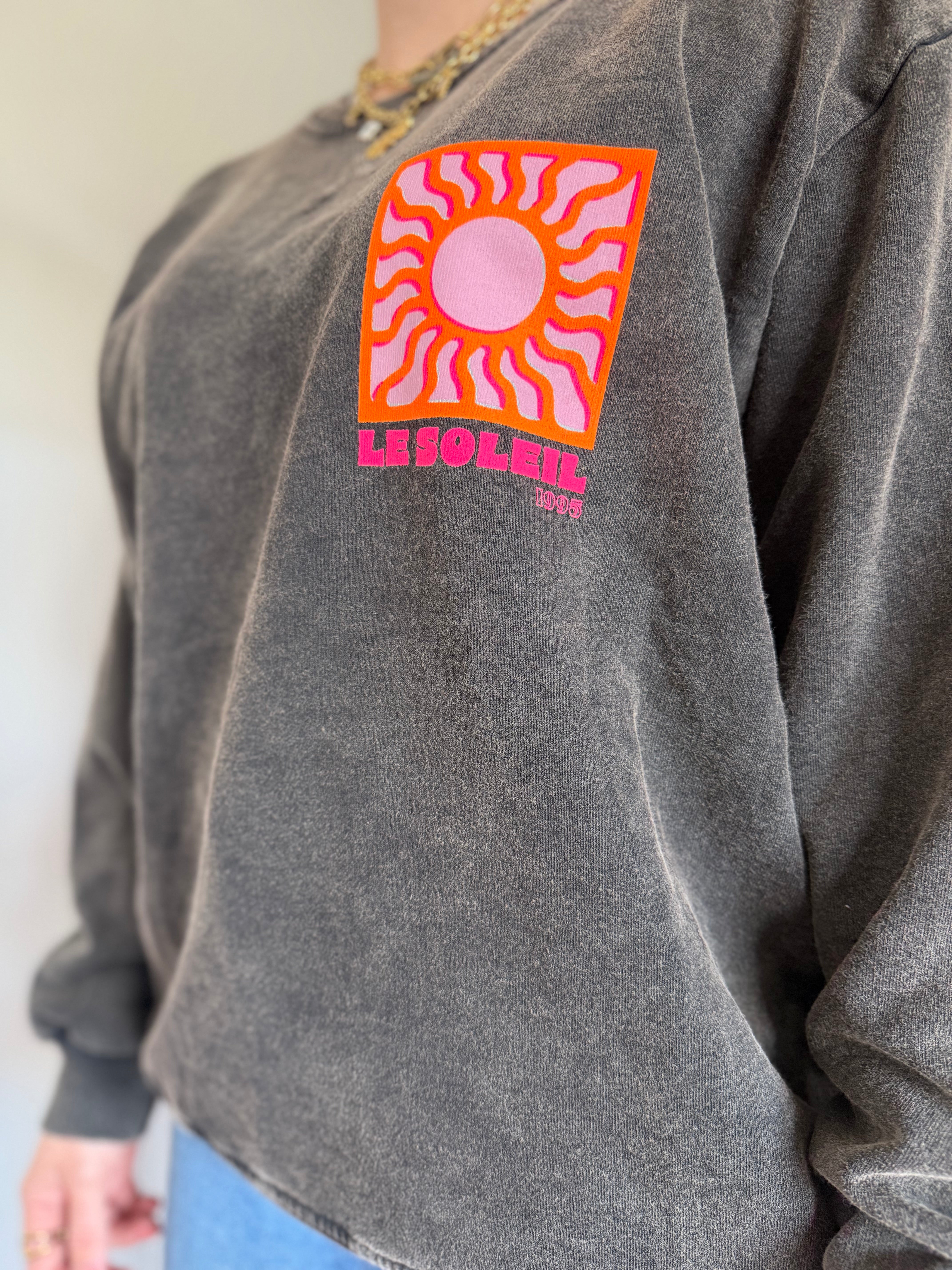 Sweat SOLEIL Noir (NEW FLUO)