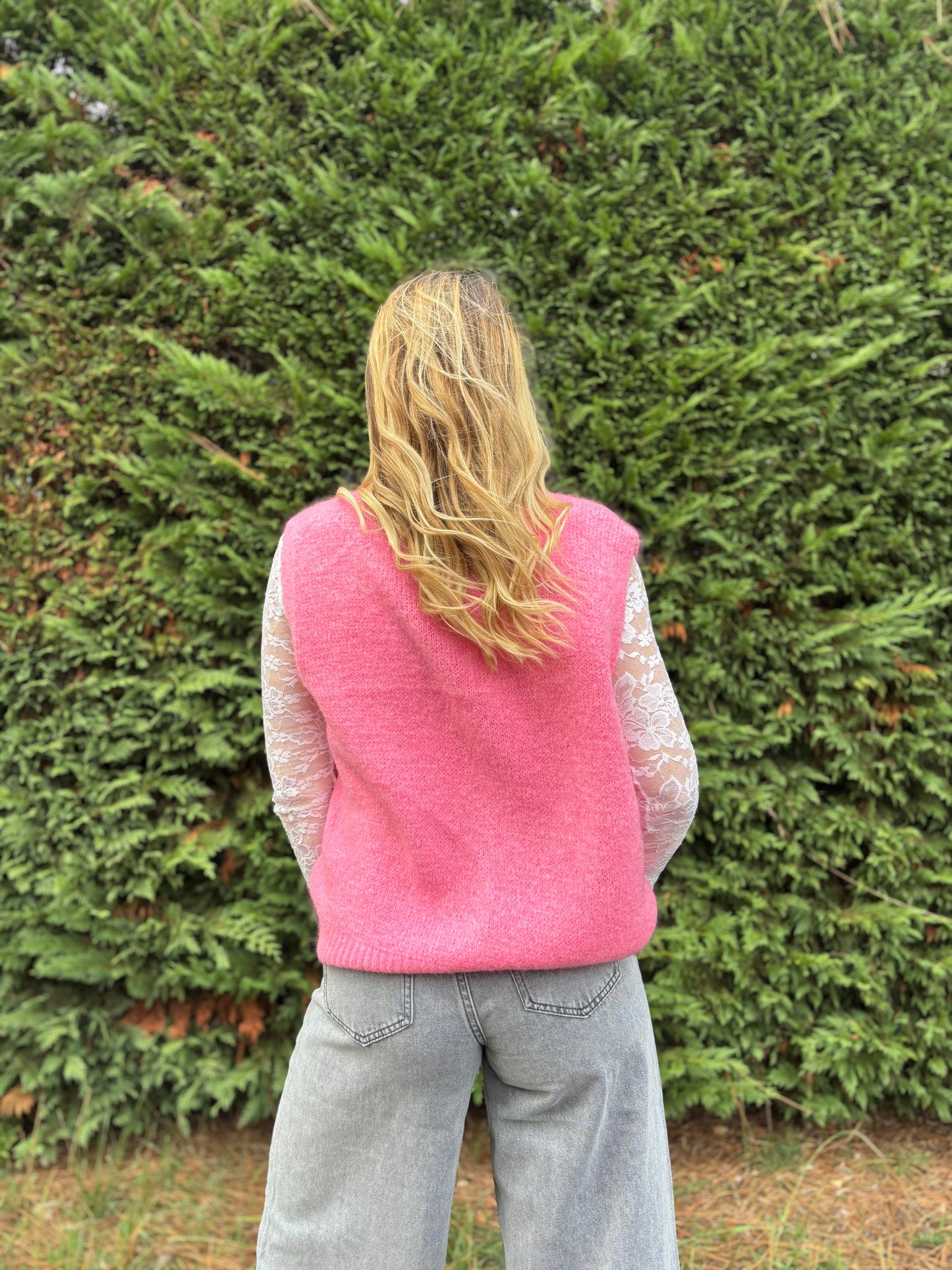 9 - Gilet TOM - Rose malabar