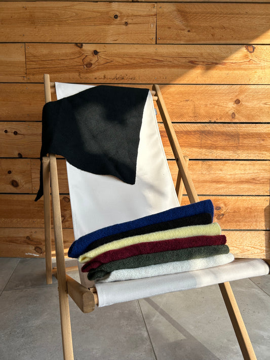 Écharpe triangle unie