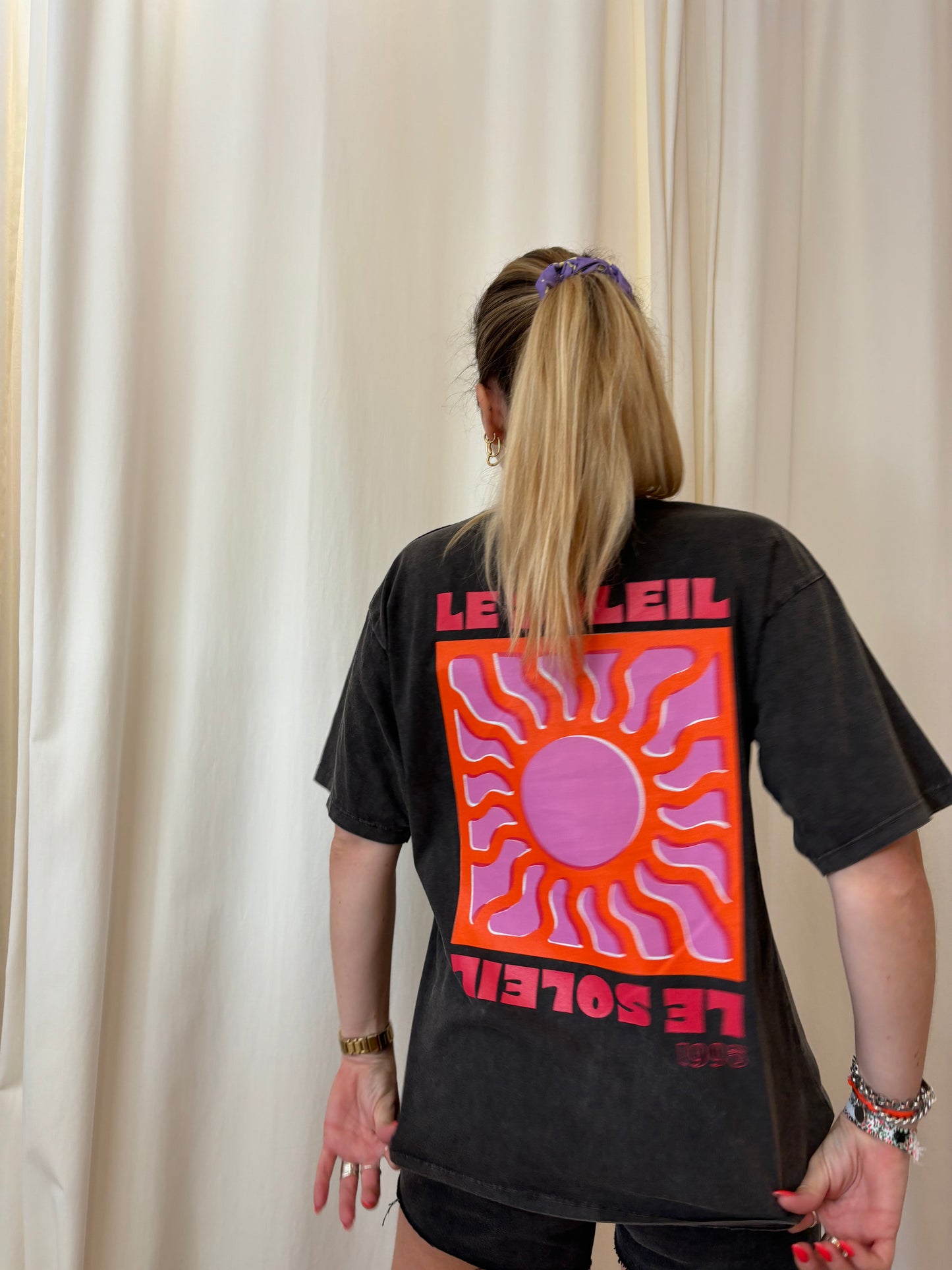 T-shirt SOLEIL Noir