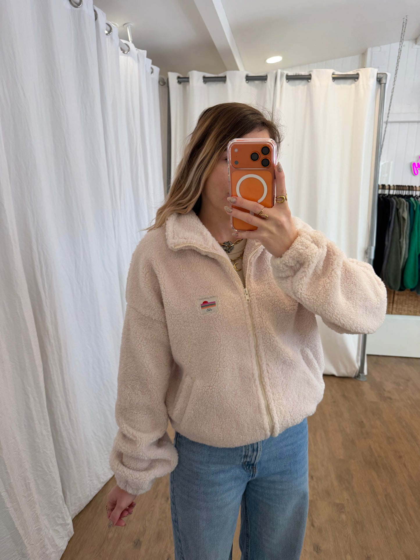 Veste polaire AVA Écru