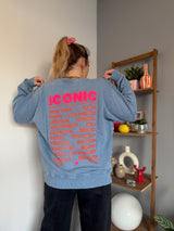 Sweat ICONIC Bleu