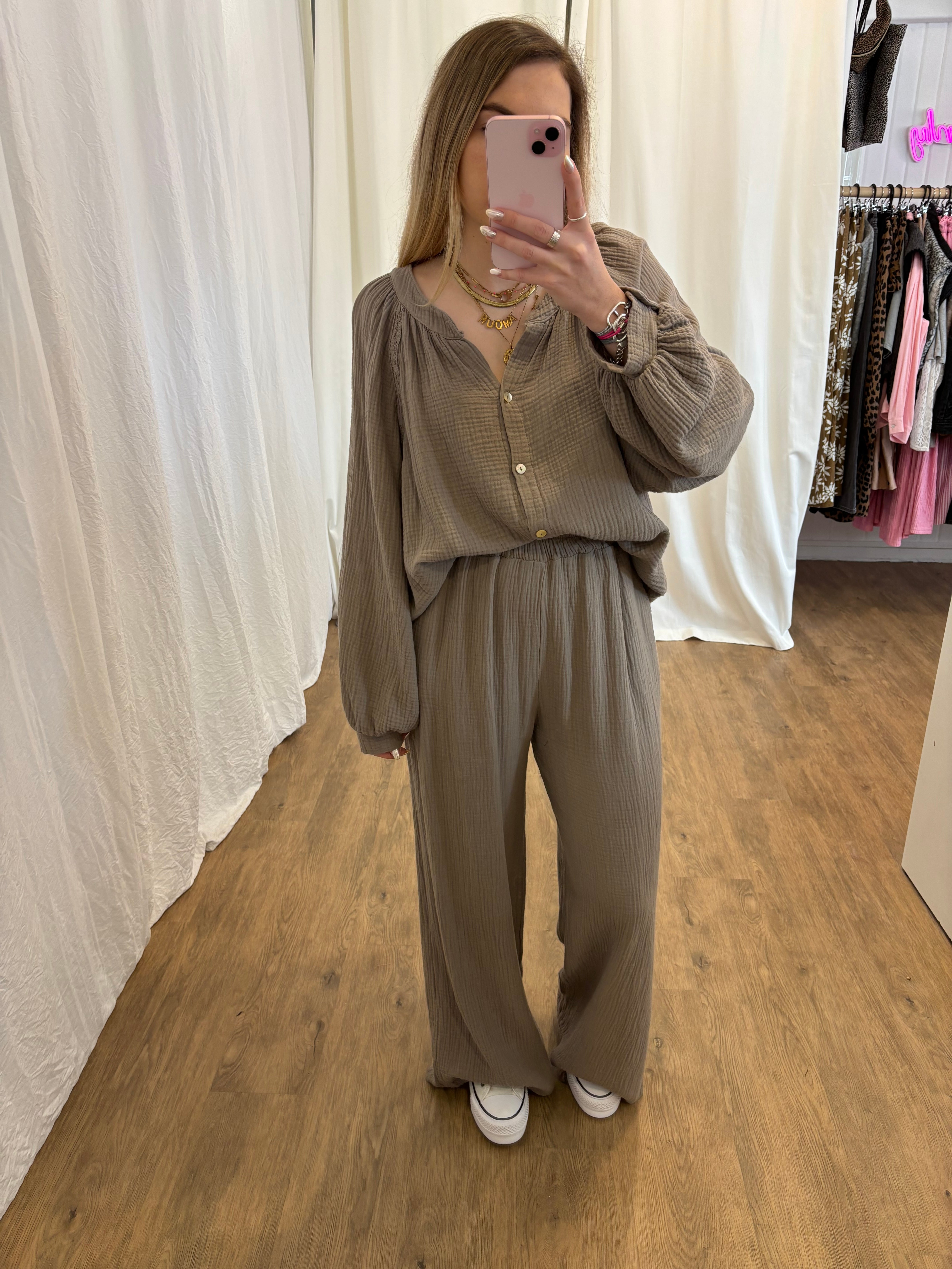 Pantalon LYA Taupe