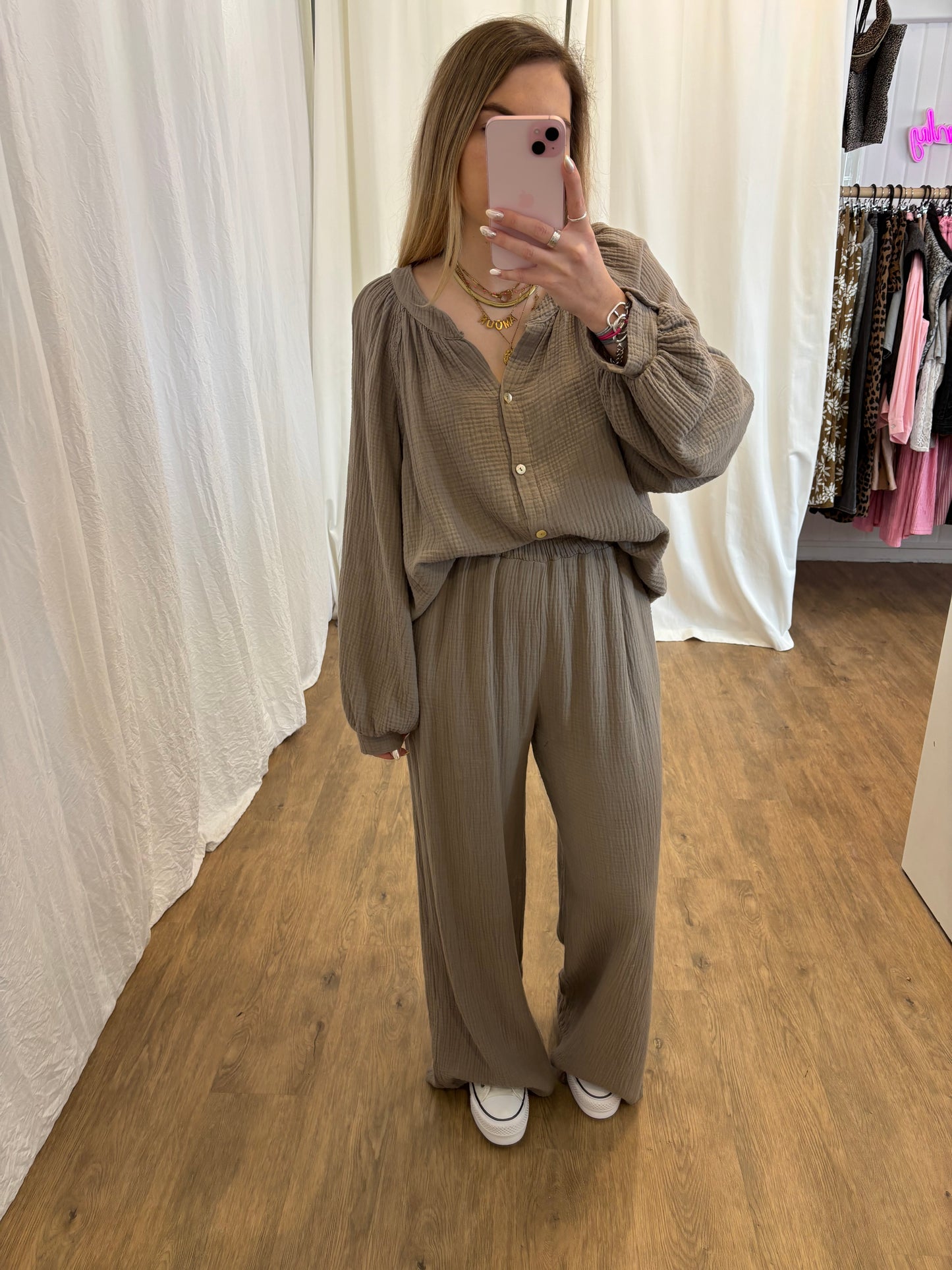 Pantalon LYA Taupe