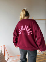 Sweat ICONIC CLUB Bordeaux