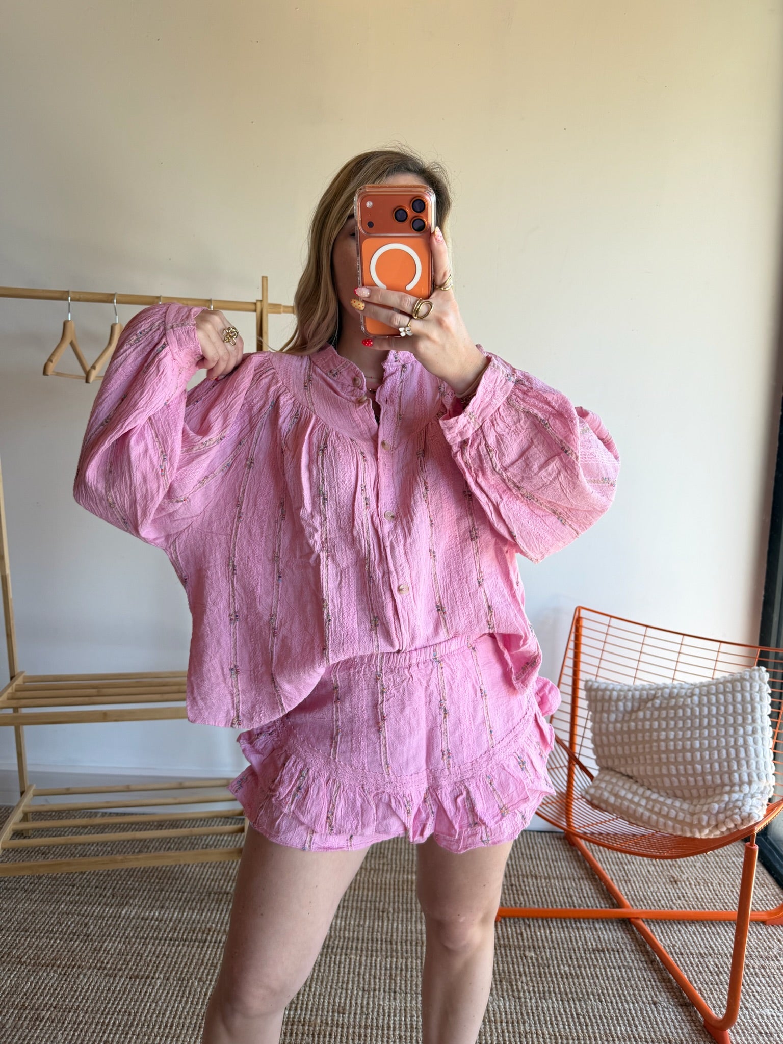 Ensemble LILOU Rose baby