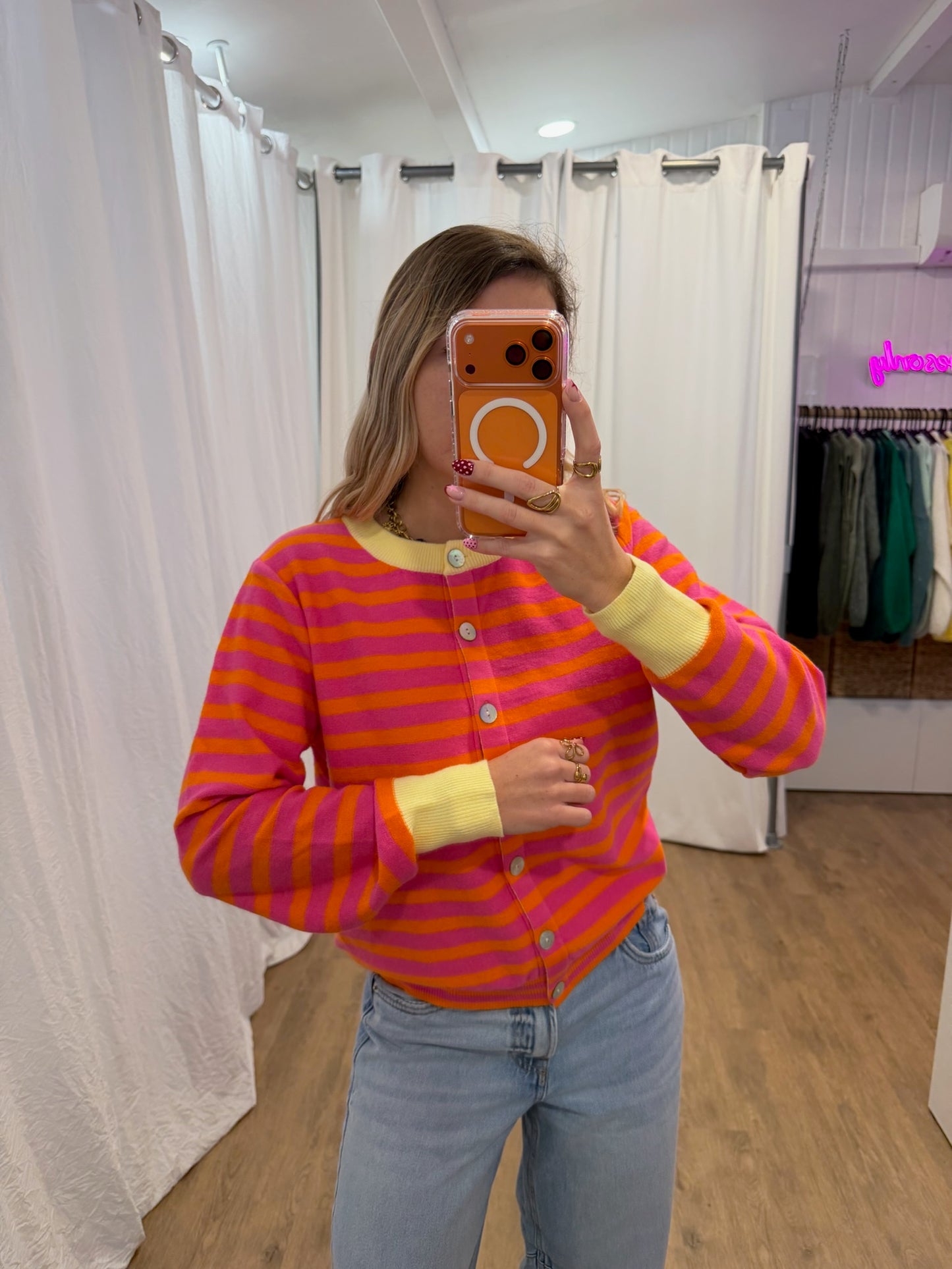 Gilet GIGI Rose/Orange/Jaune